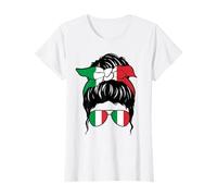 Drapeau Italien Italien Fille Italienne Ragazza Italiana T-Shirt