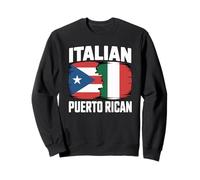 Drapeau Italien portoricain Italie Porto Rico Boricua Pride Sweatshirt