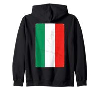 Drapeau Italien rayé Vintage Sweat à Capuche
