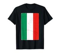 Drapeau Italien rayé Vintage T-Shirt