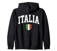 Drapeau Italien Style Universitaire Vintage Sweat à Capuche