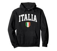 Drapeau Italien Style Universitaire Vintage Sweat à Capuche