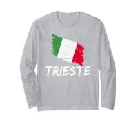Drapeau Italien Trieste - Souvenir de la fierté Italienne Manche Longue