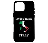 Drapeau Italien Vieilli Cinque Terre Pride Coque pour iPhone 16 Pro Max