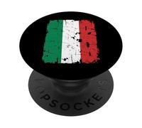 Drapeau Italien Vieilli PopSockets PopGrip Adhésif
