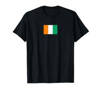 Drapeau ivoirien de la Côte D'Ivoire (Côte D'Ivoire) T-Shirt Graphique avec Valeur