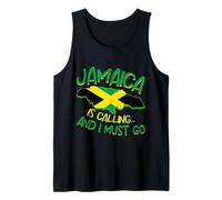 Drapeau Jamaica is Calling and I Must Go Jamaica Love Jamaica Débardeur