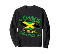 Drapeau Jamaica is Calling and I Must Go Jamaica Love Jamaica Sweatshirt