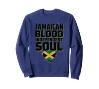 Drapeau Jamaïcain Blood Independent Soul de Jamaïque Love Jamaica Sweatshirt