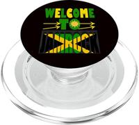 Drapeau jamaïcain en Jamrock, Bienvenue à Jamrock/Jamaïque PopSockets PopGrip pour MagSafe