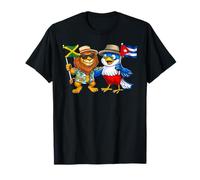 Drapeau Jamaïque Cuba Racines Jamaïcaines Héritage Cubain T-Shirt