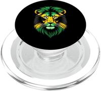 Drapeau Jamaïque Lion Design Beau Drapeau Jamaïque PopSockets PopGrip pour MagSafe