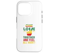 Drapeau Jamaïque « One Love Let's Get Together and Feel All Right » Coque pour iPhone 16 Pro