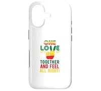 Drapeau Jamaïque « One Love Let's Get Together and Feel All Right » Coque pour iPhone 17