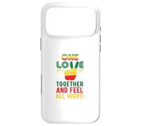 Drapeau Jamaïque « One Love Let's Get Together and Feel All Right » Coque pour iPhone 17 Pro Max