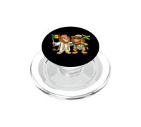 Drapeau Jamaïque Sénégal Racines jamaïcaines-sénégalaises PopSockets PopGrip pour MagSafe
