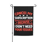 Drapeau J'Annule Mon Abonnement Car Je N'Ai Pas Besoin De Vos Numéros. Durable Décoration De Drapeau Double Face Bannière De Cour Pour Vacances D'Intérieur Intérieur 12X18 Inch