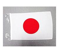 AZ FLAG - Drapeau Japon - 45x30 cm - Pavillon Japonais 100% Polyester Avec Deux Cordelettes - 20g