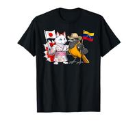 Drapeau Japon Venezuela Racines Japono-Vénézuéliennes T-Shirt