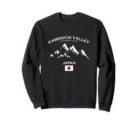 Drapeau Japonais des Montagnes Hida du Japon de la vallée de Kamikochi Sweatshirt