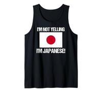 Drapeau Japonais « I'm Not Yelling » Débardeur