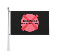 Drapeau Jardin Halte Au Sexisme Uv Fade Résistant Drapeau De La Fierté Double Face Bannière Décorative Pour Vacances Ferme Porche 3X5 Ft