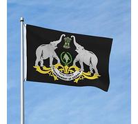 Drapeau Jardin Logo Du Gouvernement Du Kerala Durable Bannière Uv Fade Résistant Drapeau De Jardin Pour Intérieur Vacances Porche 3X5 Ft