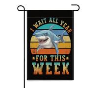 Drapeau J'Attends Cette Semaine Toute L'Année Drapeau Militaire Renforcé Avec Couleurs Vives Bannière, Pour Les Bureaux, Balcon, Les Défilés, 30x45cm