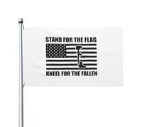 Drapeau Je me tiens debout pour le drapeau, je Drapeaux 90X150cm