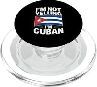 Drapeau « Je ne crie Pas, Je suis Un Dicton cubain ». PopSockets PopGrip pour MagSafe