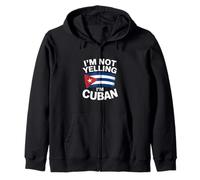 Drapeau « Je ne crie Pas, Je suis Un Dicton cubain ». Sweat à Capuche