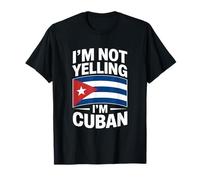 Drapeau « Je ne crie Pas, Je suis Un Dicton cubain ». T-Shirt
