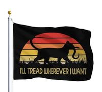 Drapeau J'irai où je veux Drapeau De Jardin
