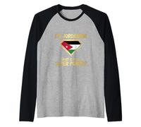 Drapeau jordanien I'm Jordanian What is Your Super Power Manche Raglan