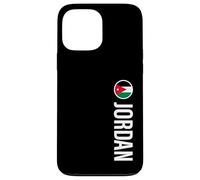 Drapeau jordanien Vertical Coque pour iPhone 13 Pro Max