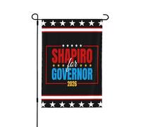 Drapeau Josh Shapiro 2026, candidat au poste de gouverneur de Pennsylvanie, décoration pour la maison, le bar ou le jardin, 30 x 45 cm (12 x 18 pouces).