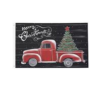 Drapeau Joyeux Noël, Sapin De Neige Grand Drapeau Décoration Couleurs Vives Bannière À Œillets, Pour Balcon, Jardin, Les Défilés, 90X150Cm