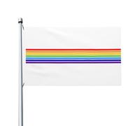 Drapeau juif double face de 0,9 x 1,5 m - Bannière robuste pour décoration extérieure et de jardin, impression double face, facile à installer