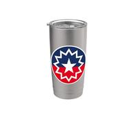 Drapeau Juneteenth Gobelet isotherme en acier inoxydable double paroi