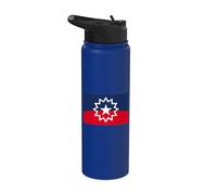 Drapeau Juneteenth Stainless Steel Insulated Water Bottle