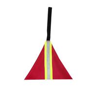 Drapeau Kayak Support de panneau d'avertissement réfléchissant | Drapeaux d'avertissement de remorque pour Bateau, , Camion, Remorquage et