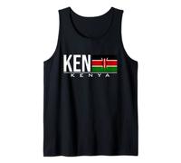 Drapeau Kenya Kenyan - Jeux de sport - Style maillot athlétique Débardeur