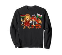 Drapeau Kenya Pays de Galles Racines kényanes Fier Gallois Sweatshirt
