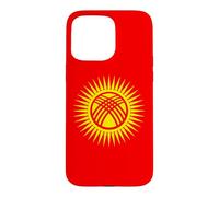 Drapeau kirghize du Kirghizistan Coque pour iPhone 15 Pro Max