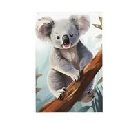 Drapeau Koala et papillon, 9,6 x 1,5 m, drapeaux de jardin vibrants, bannière de bienvenue saisonnière avec œillets en laiton, décoration de fond photo pour cour, porche, pelouse