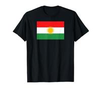 Drapeau kurde du Kurdistan T-Shirt Graphique avec Valeur
