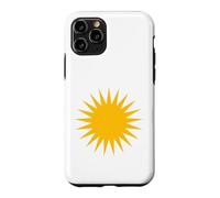 Drapeau kurde Soleil des Kurdes Symbole Fierté Newroz Coque pour iPhone 11 Pro