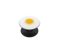 Drapeau kurde Soleil des Kurdes Symbole Fierté Newroz PopSockets PopGrip Adhésif
