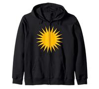 Drapeau kurde Soleil des Kurdes Symbole Fierté Newroz Sweat à Capuche