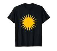 Drapeau kurde Soleil des Kurdes Symbole Fierté Newroz T-Shirt